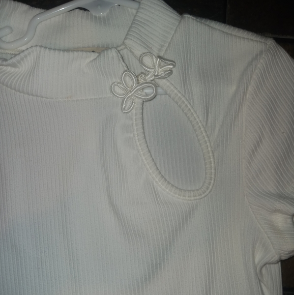 Smoke & Mirror White Bodysuit - Picture 3 of 4